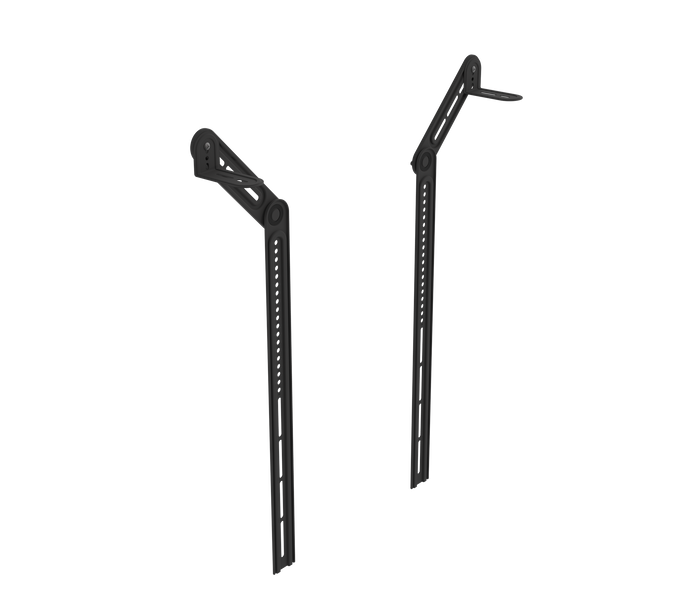 Universal UC/VC Soundbar Mount for 55" to 85" single displays and 55" to 75" dual displays